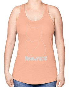 Meowracie - cats -Racerback Tank