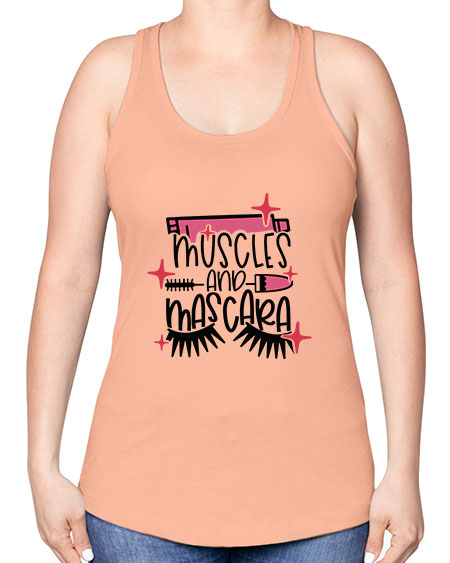 Muscles And Mascara Style 36# - beauty - fashion -Racerback Tank