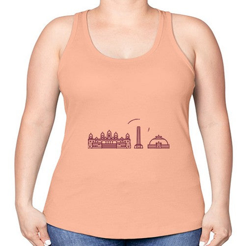 Nagpur 1400# - cities -Racerback Tank