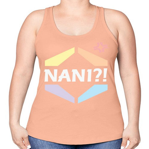 Nani What Funny Japanese Anime 270# - anime -Racerback Tank