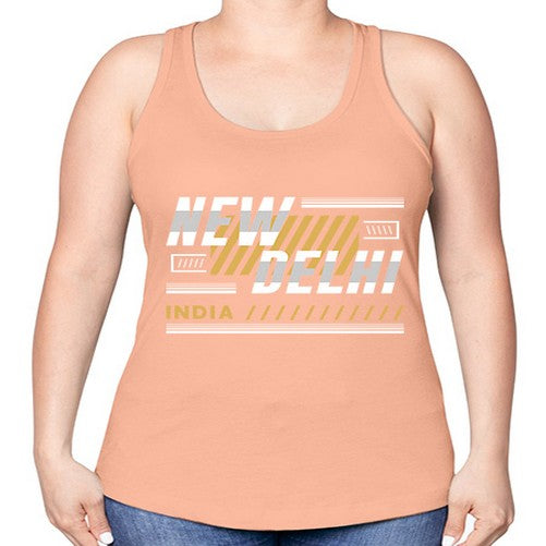 New Delhi 1440# - cities -Racerback Tank