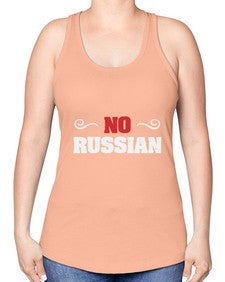 No Russian 37# - video games -Racerback Tank