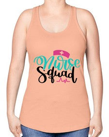 Nurse Squad Style Style 1193# - nurse -Racerback Tank