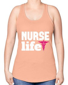 Nurse life Style 1172# - nurse -Racerback Tank