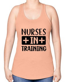Nurses in training 1244# - nurse -Racerback Tank
