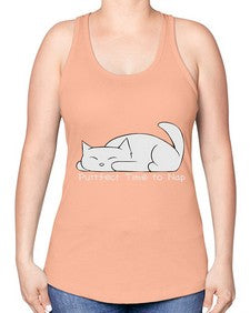 Perfect Time to Nap - cats -Racerback Tank