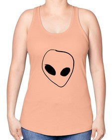 Pocket Alien 22# - ufo -Racerback Tank