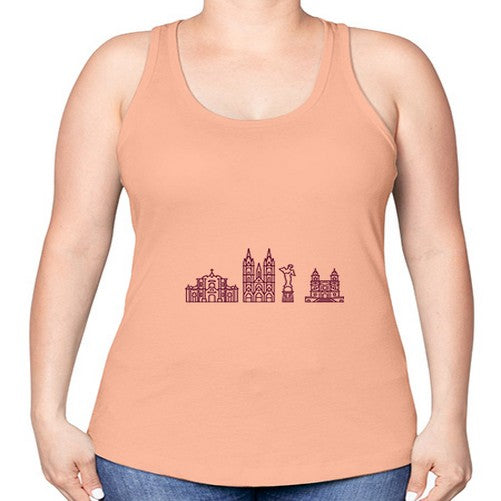 Quito 1702# - cities -Racerback Tank