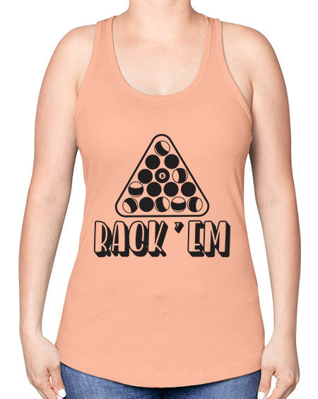 Rack em 558# - billards -Racerback Tank
