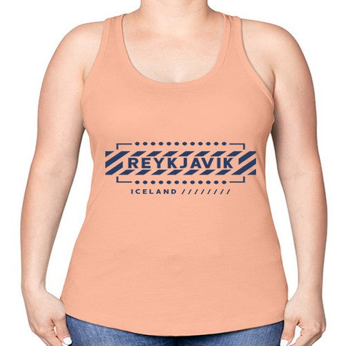 Reykjavik 1718# - cities -Racerback Tank