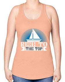 Rise to the top 36# - boats -Racerback Tank