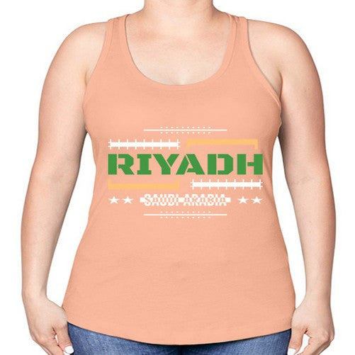 Riyadh 1741# - cities -Racerback Tank