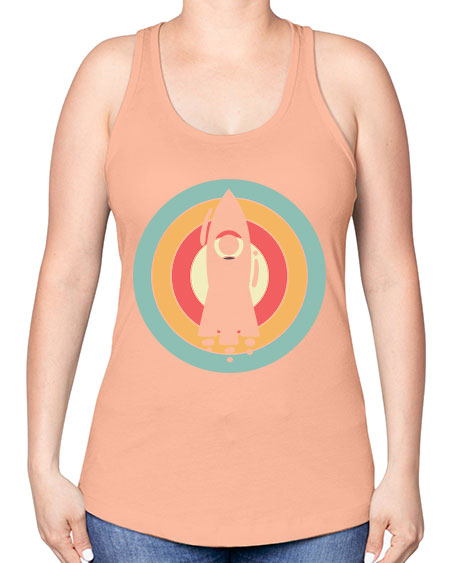 Rocket Scientist 150# - general science -Racerback Tank