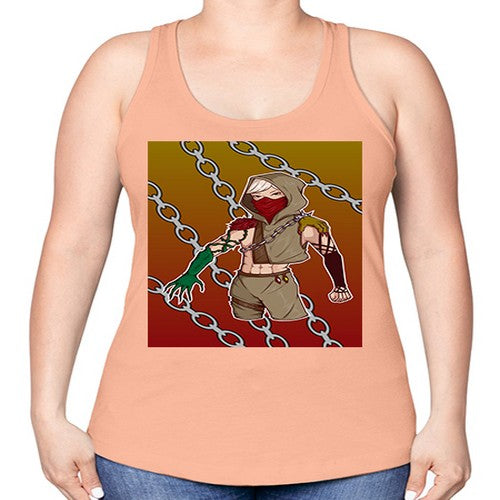 Rose and demon 75# - anime -Racerback Tank