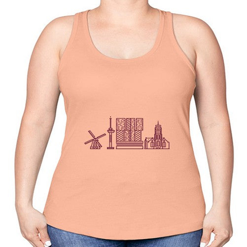 Rotterdam 1753# - cities -Racerback Tank