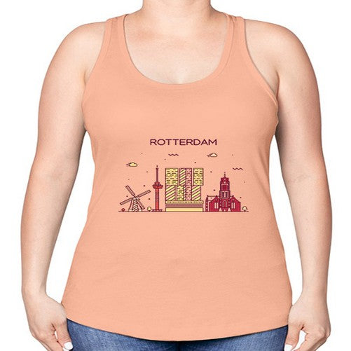 Rotterdam 1754# - cities -Racerback Tank