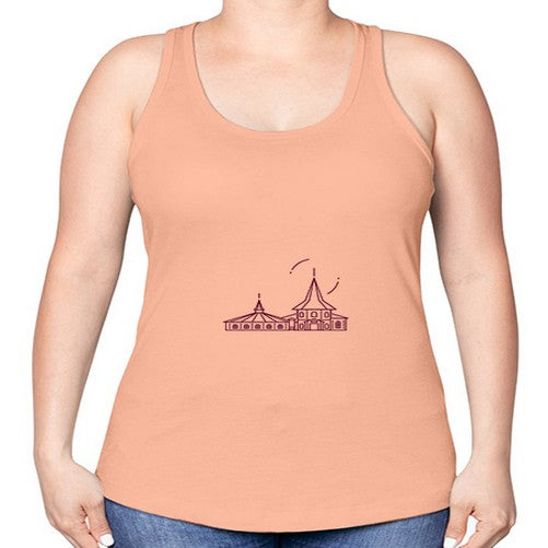 Rovaniemi 1756# - cities -Racerback Tank