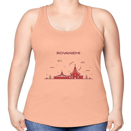 Rovaniemi 1757# - cities -Racerback Tank