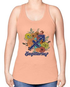 Sagittarius 130# - sagittarius -Racerback Tank