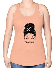 Sagittarius Woman - sagittarius -Racerback Tank