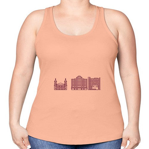 SanJoseCL 1792# - cities -Racerback Tank