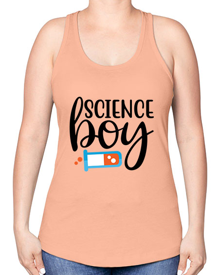 Science Boy 139# - general science -Racerback Tank