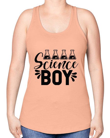 Science Boy 140# - general science -Racerback Tank