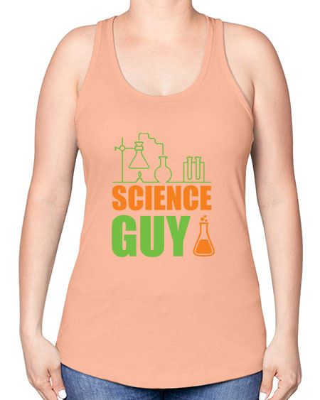 Science Guy 112# - general science -Racerback Tank