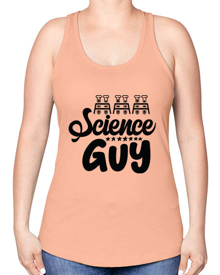 Science Guy 117# - general science -Racerback Tank