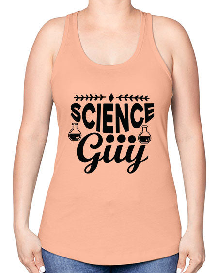 Science Guy 119# - general science -Racerback Tank
