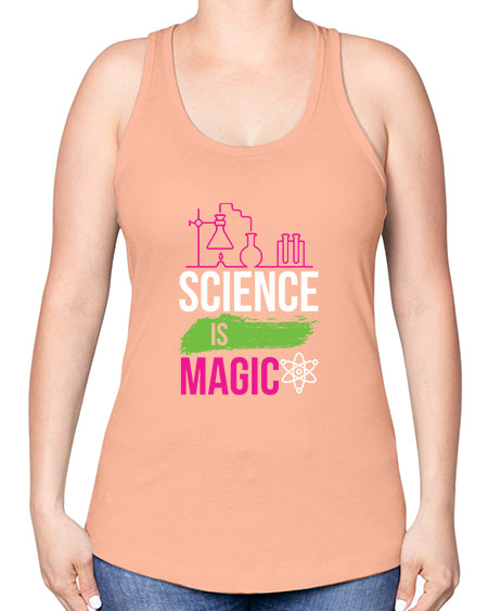 Science Is Magic 92# - general science -Racerback Tank