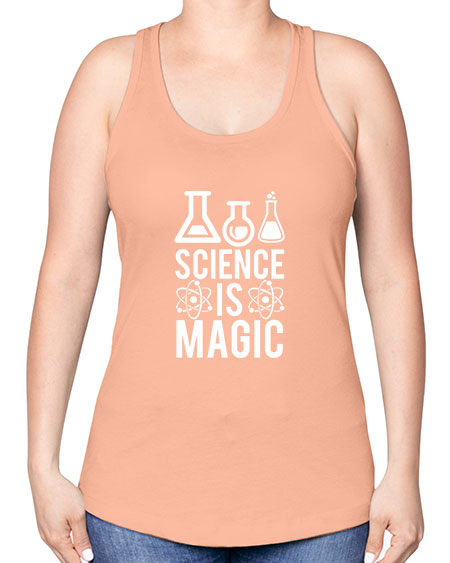 Science Is Magic 93# - general science -Racerback Tank