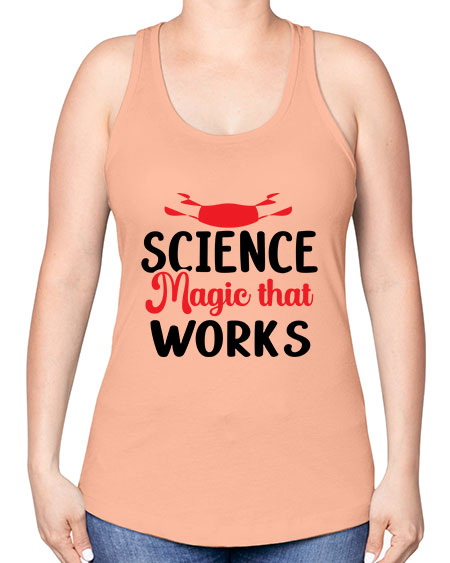 Science Magic that works 74# - general science -Racerback Tank