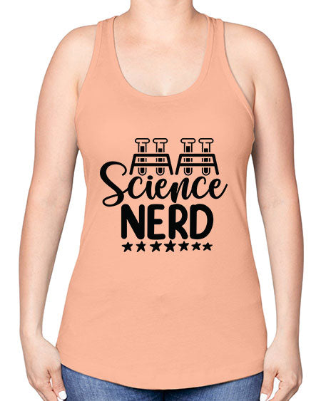 Science Nerd 58# - general science -Racerback Tank
