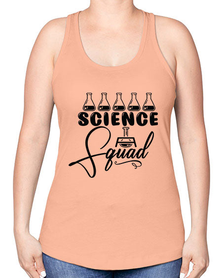 Science Squad 55# - general science -Racerback Tank