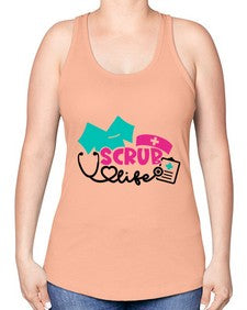 Scrub Life Style Style 1384# - nurse -Racerback Tank