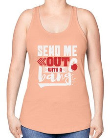 Send me outwith a bang 44# - video games -Racerback Tank