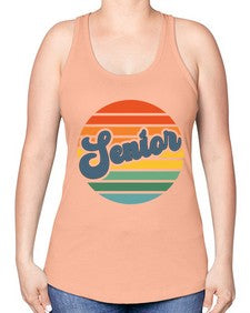 Senior 865# - twelfth grade -Racerback Tank