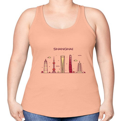 Shanghai 1827# - cities -Racerback Tank