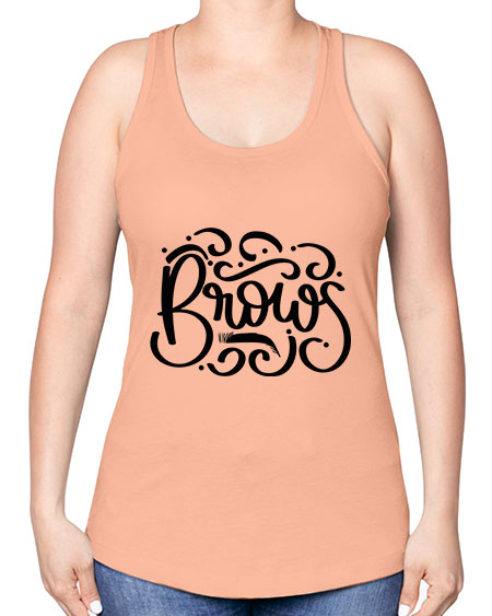 SingleBrows Style 29# - beauty - fashion -Racerback Tank