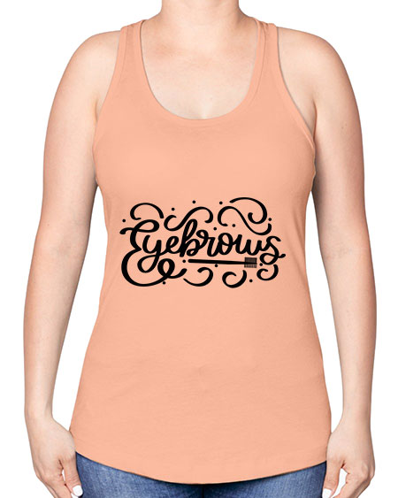 SingleEyebrows Style 28# - beauty - fashion -Racerback Tank