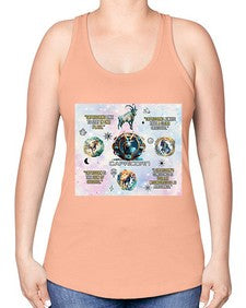 Straight Capricorn 471# - capricorn -Racerback Tank