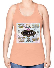 Straight Libra 474# - libra -Racerback Tank