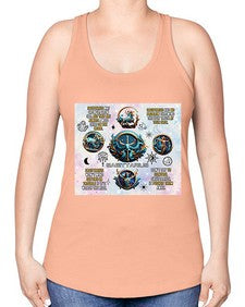 Straight Saggitarius 476# - sagittarius -Racerback Tank
