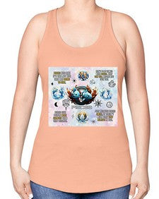 Straight pisces 475# - pisces -Racerback Tank