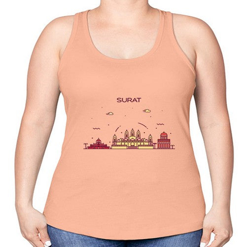 Surat 1908# - cities -Racerback Tank