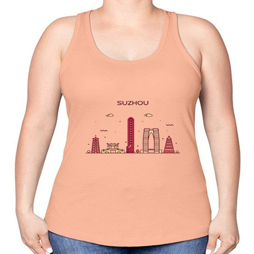 Suzhou 1913# - cities -Racerback Tank