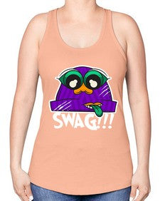 Swag beanie 247# - cartoon general -Racerback Tank