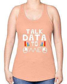 Talk dada to me 15# - computer -Racerback Tank