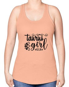 Taurus girl 499# - taurus -Racerback Tank